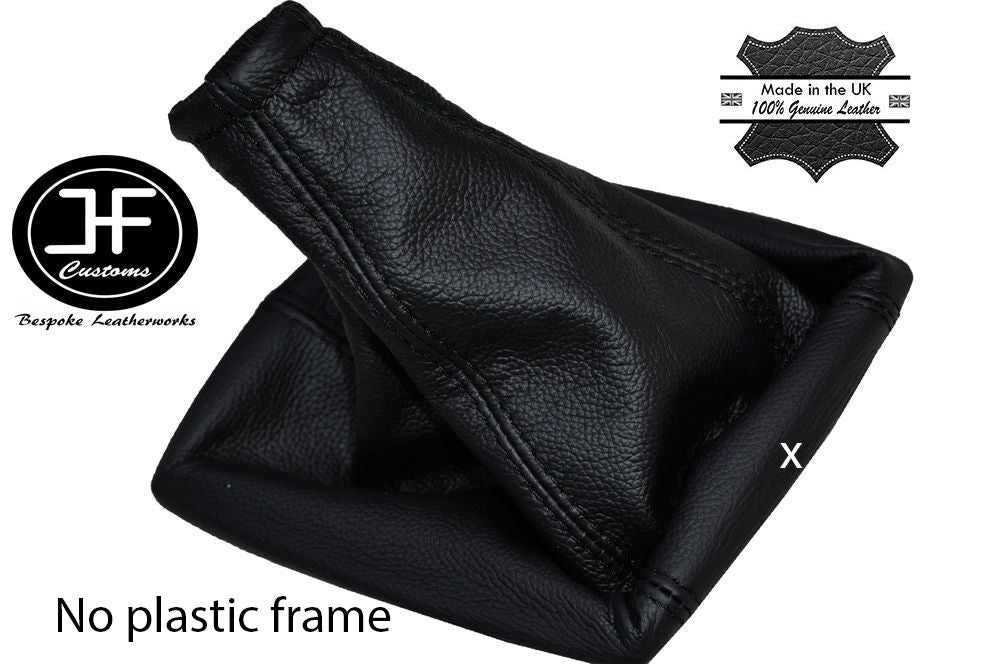 BLACK STITCH LEATHER MANUAL GEAR GAITER FITS FORD FOCUS C MAX 2003-2008
