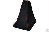 FITS ROVER 200 25 LEATHER GEAR STICK GAITER GAITOR RED STITC CUSTOM NEW