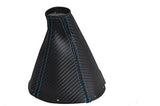 FITS TOYOTA SUPRA MK4 CARBON FIBER GAITER BLUE STITCH CUSTOM NEW MADE IN UK
