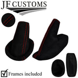 RED STITCH SUEDE GEAR HANDBRAKE + FRAMES FOR LOTUS ELISE EXIGE 2004-2014