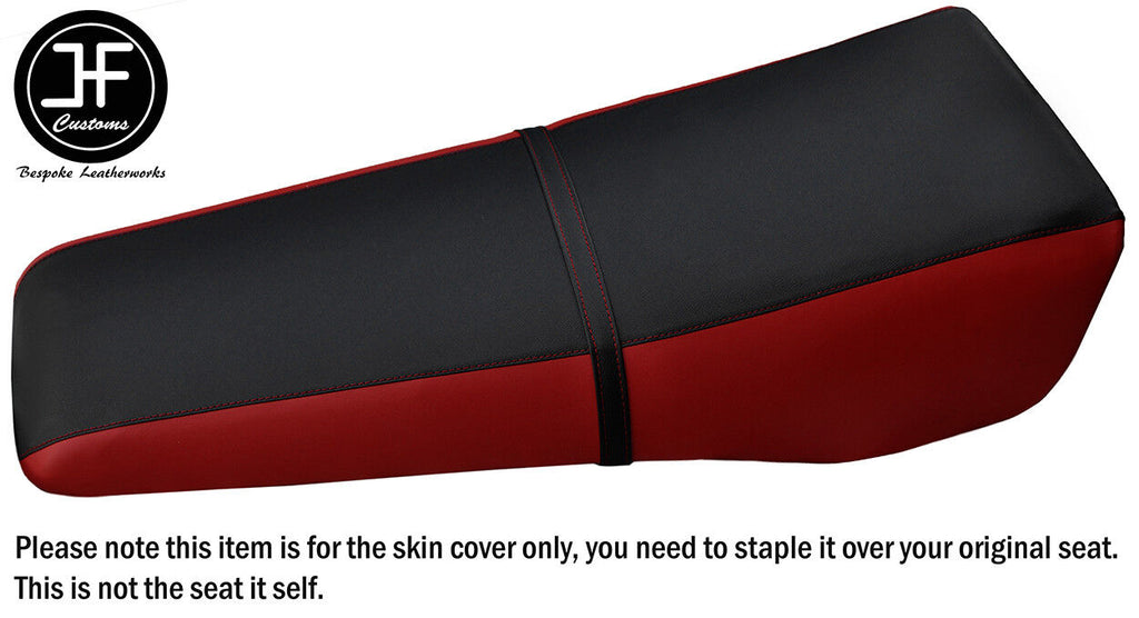 BLACK & D RED VINYL CUSTOM FITS SEADOO GT 90-95 GTS 96-00 717 587 657 SEAT COVER