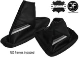 BLACK STITCH TRI STRIPES GEAR & HANDBRAKE GAITER FITS BMW Z3 1995-2004