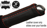 RED STITCHING HANDBRAKE HANDLE LEATHER COVER FITS RENAULT SCENIC MK3 2009-2015