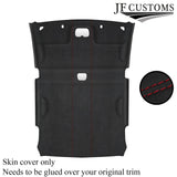 D RED STITCH D GREY SUEDE HEADLINER COVER FOR SUBARU IMPREZA WRX STI 08-14 SEDAN