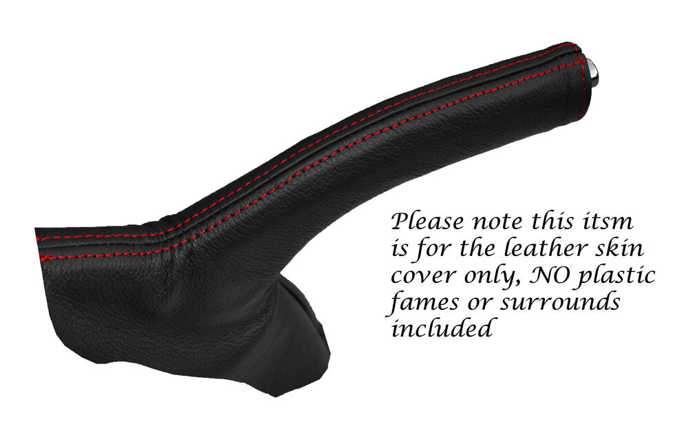 RED STITCHING LEATHER HANDBRAKE GAITER FITS KIA SPORTAGE 2011-2014 CUSTOM NEW