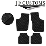 WHITE DIAMOND STITCH VINYL 4XTAILORED FLOOR CARPET FOR VAUXHALL CORSA B 93-01