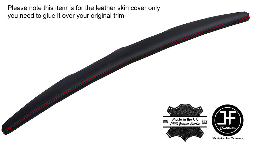 RED STITCH TOP DASH DASHBOARD LEATHER COVER FITS RILEY WOLSELEY 1500 CUSTOM NEW