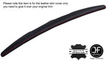 RED STITCH TOP DASH DASHBOARD LEATHER COVER FITS RILEY WOLSELEY 1500 CUSTOM NEW