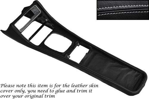GREY STITCH FITS PORSCHE 944 968 86-95 CENTRE CONSOLE TUNNEL LEATHER COVER ONLY