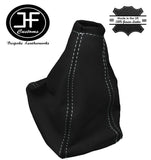 WHITE STITCHING FITS OPEL VAUXHALL ZAFIRA A REAL LEATHER GEAR STICK GAITER