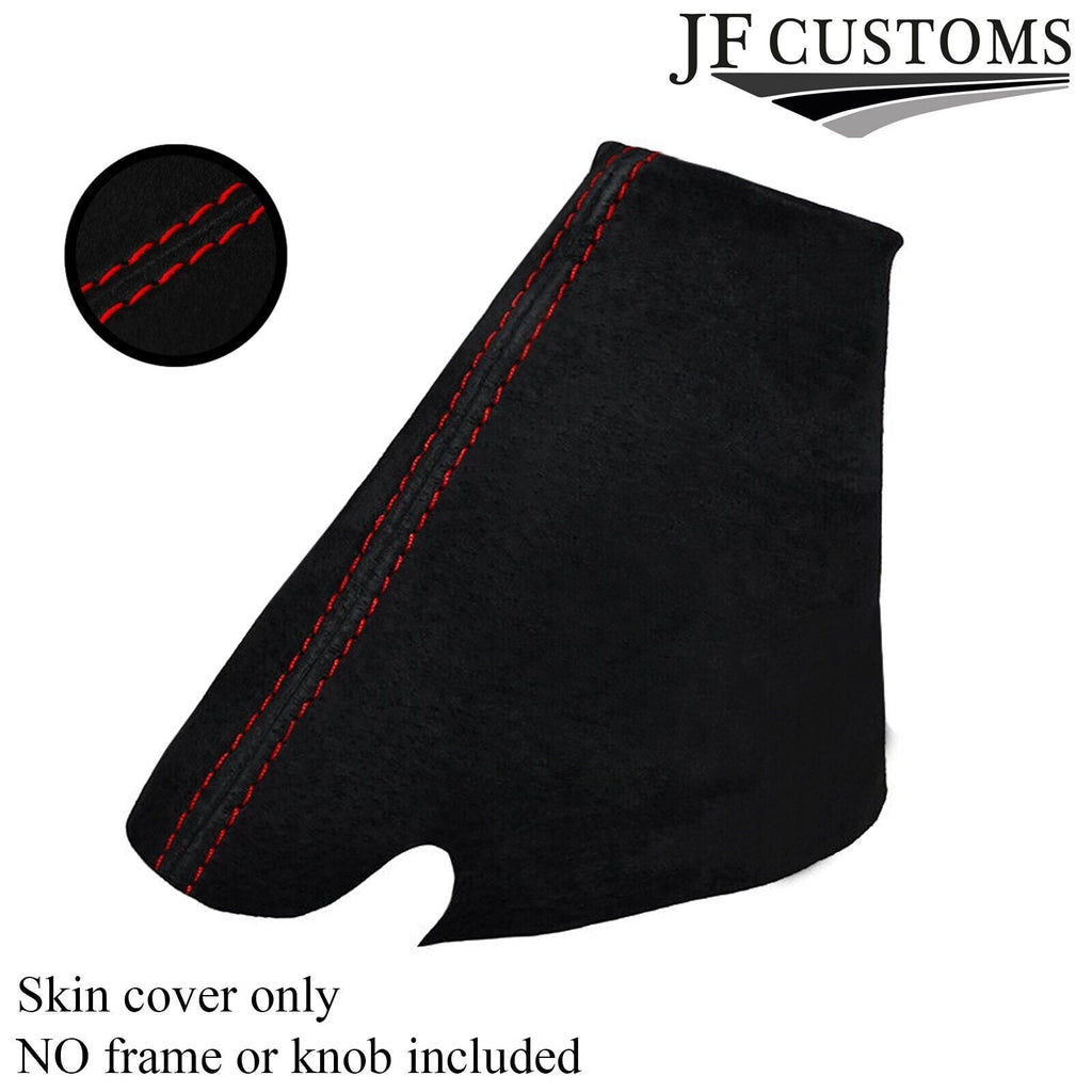 RED STITCHING SUEDE HANDBRAKE GAITER FITS LAND ROVER DISCOVERY MK1 MK2 95-04