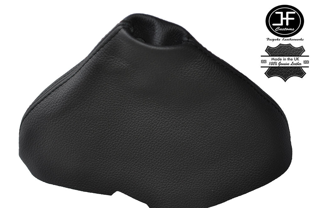 BLACK STITCH REAL LEATHER GEAR GAITER FITS RENAULT KANGOO 2 MK2 2007-2014