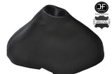 BLACK STITCH REAL LEATHER GEAR GAITER FITS RENAULT KANGOO 2 MK2 2007-2014