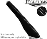 WHITE STITCH ITALIAN SUEDE HANDBRAKE COVER FITS VW CADDY 2015-2019 CUSTOM NEW