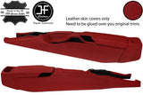 DARK RED REAL LEATHER FULL CONSOLE COVER FOR PORSCHE CARRERA 911 997 2004-2012