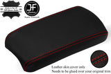 RED STITCH TOP GRAIN LEATHER ARMREST LID COVER FOR MERCEDES CITAN 2012-2020