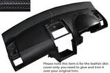 GREY STITCH DASH DASHBOARD LEATHER SKIN COVER FITS VW TOURAN 2003-2010