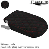 DARK RED DIAMOND STITCH SUEDE COVER FITS RANGE ROVER L494 2013-2021 CUSTOM NEW