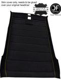 YELLOW STITCH ROOF HEADLINER LUXE SUEDE COVER FOR VW GOLF MK2 JETTA 83-92 5 DOOR