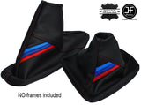 TRI STRIPES RED STITCH GEAR HANDBRAKE GAITER FITS BMW 1 SERIES E81 E82 E87 E88