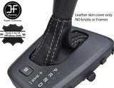 GREY STITCH TOP GRAIN LEATHER AUTOMATIC GEAR GAITER FITS VOLVO V70 XC70 04-07