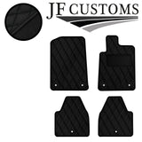BLACK DIAMOND STITCH  VINYL 4X TAILORED FLOOR CARPET FOR PEUGEOT 607 99-10 JF1