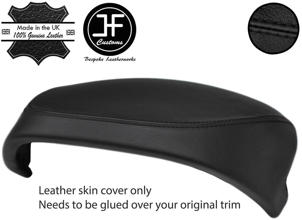 BLACK STITCH SPEEDO COWL HOOD LEATHER COVER FOR LAND ROVER RANGE ROVER 05-13