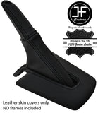 BLACK STITCH REAL LEATHER HANDBRAKE GAITER +HANDLE FOR BMW Z4 E85 E86 2002-2008