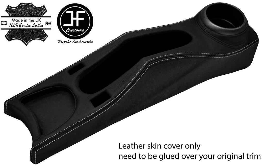 GREY STITCH CENTRE CONSOLE TRIM LEATHER COVER FITS BMW MINI R50 R52 R53 04-06