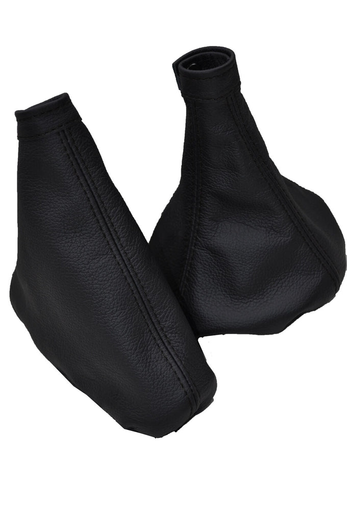 BLACK STITCHING FITS ALFA ROMEO MITO GEAR HANDBRAKE GAITER  2008-2013 CUSTOM NEW