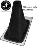 BLACK STITCH REAL SUEDE  MANUAL GEAR GAITER FITS NISSAN 300ZX Z31 84-89