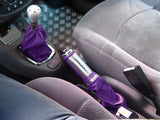 FITS RENAULT CLIO MK2 MK3 98-06 GAITERS SET LEATHER PURPLE CUSTOM NEW MADE IN UK