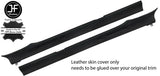 BLACK STITCH 2X TOP ROOF SIDE PANEL LEATHER COVERS FITS BMW E23 7 SERIES 77-86