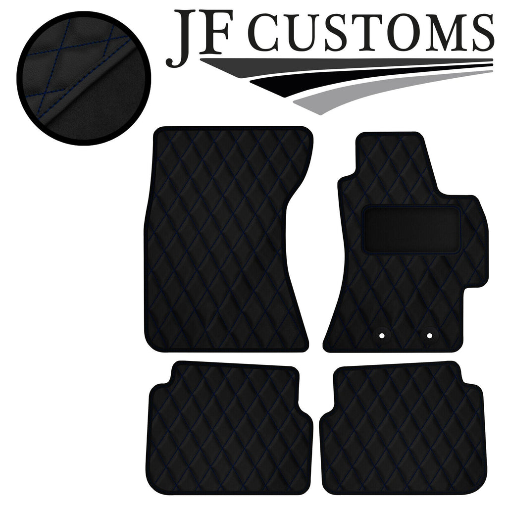 D BLUE DIAMOND VINYL 4X TAILORED FLOOR CARPET FOR SUBARU IMPREZA 07-11 5DR JF1