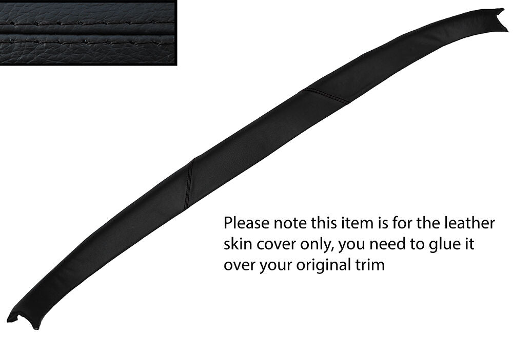 BLACK STICH REAR PARCEL SHELF PANEL SKIN COVER FITS ROVER P6 2000 2200 SC TC V8