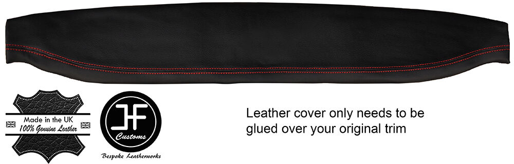 RED STITCHING FRONT TOP ROOF PANEL TRIM LEATHER COVER FITS ROVER P6 3500 V8