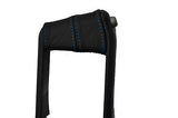 FITS RENAULT MEGANE 02-08 HANDBRAKE GAITER blue stitch CUSTOM NEW MADE IN UK