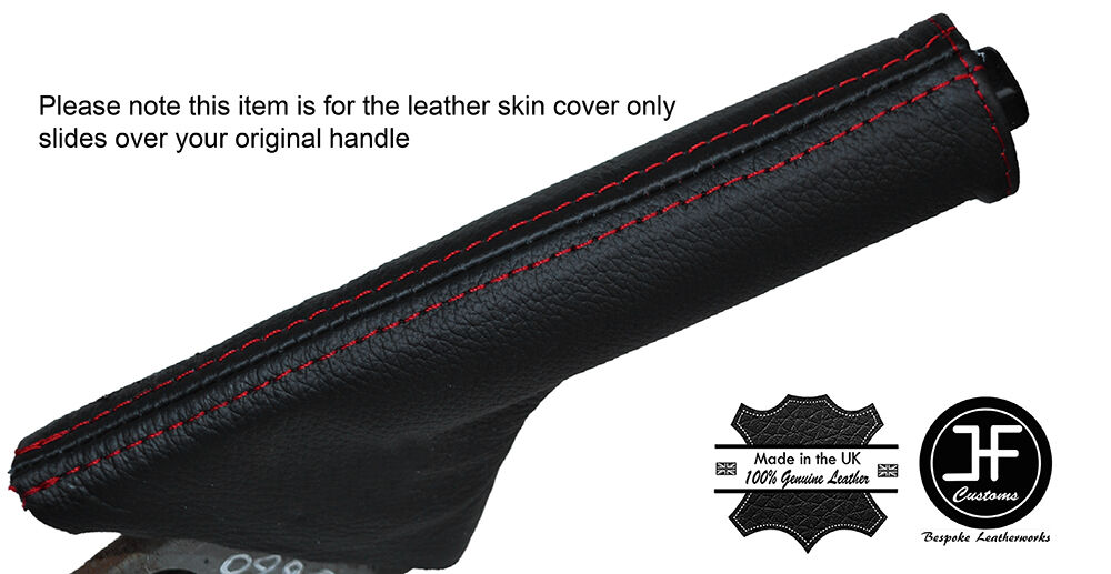 RED STITCHING LEATHER HANDBRAKE GAITER FITS MAZDA MX6 MX-6 1992-1997 CUSTOM NEW