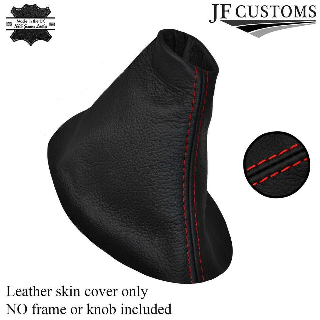 RED STITCHING MANUAL LEATHER GEAR GAITER FOR CITROEN DISPATCH 2007-2014