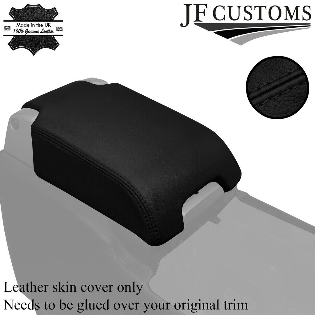 BLACK STITCH LEATHER ARMREST LID COVER FOR RANGE ROVER L320 SPORT 05-13