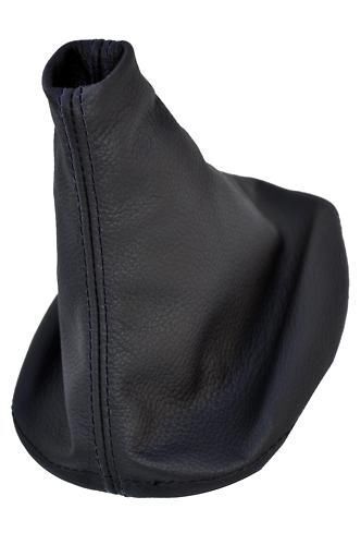 BLACK DOUBLE STITCH FITS CITROEN C3 DS3 2009-2013 LEATHER GEAR GAITOR CUSTOM NEW