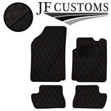 TAN DIAMOND STITCH VINYL 4X TAILORED FLOOR MAT CARPETS FOR CITROEN C2 03-09 JF1