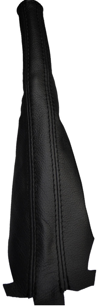 FITS VW GOLF 3 Mk3 MKIII HANDBRAKE  GAITER BLACK LEATHER BLACK STITCH CUSTOM NEW