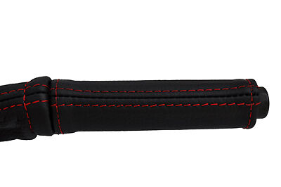 red stitch FITS MG MGB GT HANDBRAKE HANDLE  LEATHER COVER ONLY CUSTOM NEW
