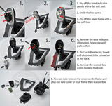 BLACK & TRI SUEDE STITCH AUTOMATIC GEAR GAITER FOR BMW 2 SERIES F22 F23 2013-19