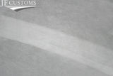 WHITE STITCH L GREY SUEDE HEADLINER COVER FOR JAGUAR X350 XJ8 04-07 5 DOOR