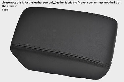 black stitch FITS VAUXHALL OPEL ASTRA J MK6 2009+ LEATHER ARMREST COVER