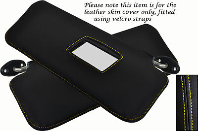 YELLOW STITCH FITS TOYOTA HILUX SURF 4 RUNNER 89-95 2X SUN VISORS COVERS