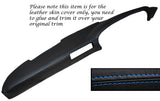 BLUE STITCH TOP DASH DASHBOARD LEATHER COVER FITS PORSCHE 911 930 & SC 75-84