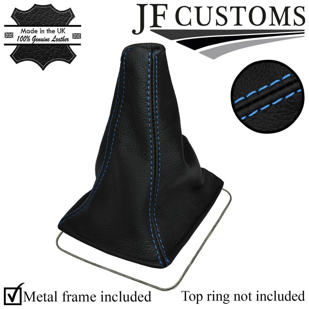 L BLUE STITCH FOR TOYOTA CELICA 1999-2006 GEAR STICK GAITER SHIFT BOOT LEATHER